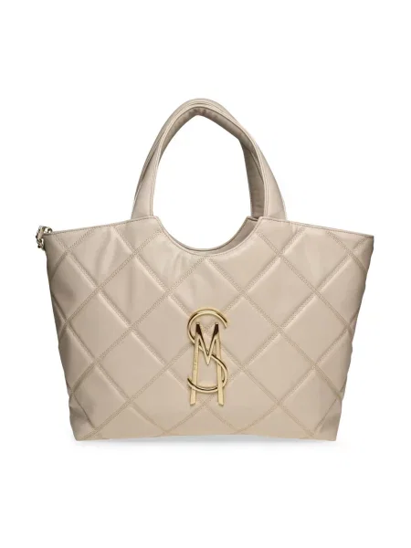 Torebka crossbody Steve Madden skórzana beżowa