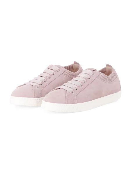 Sneakersy Agl skórzane różowe