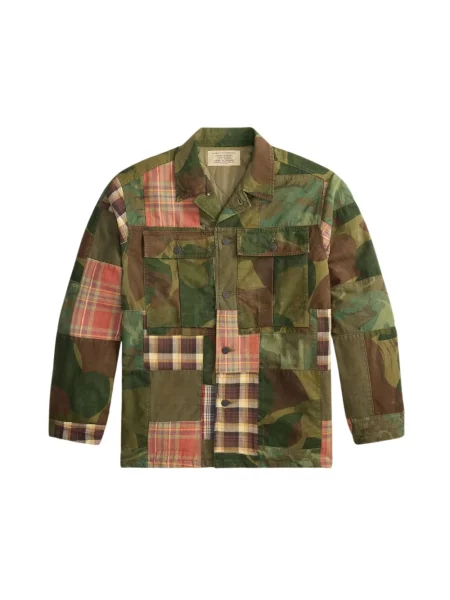 Kurtka pikowana Ralph Lauren w kamuflażu zielona