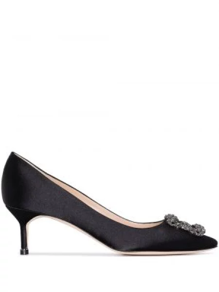 Pantofi cu toc Manolo Blahnik negru