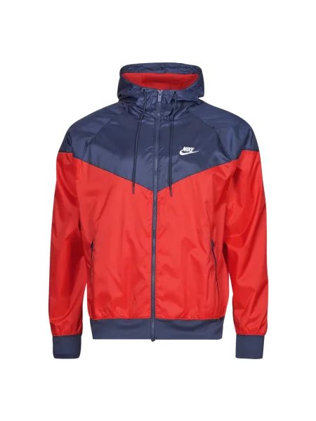 Bunda Nike s kapucňou červená