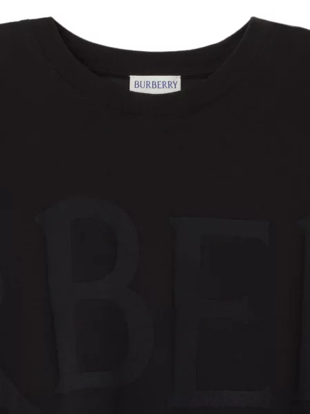 Tricou Burberry cu autograf negru
