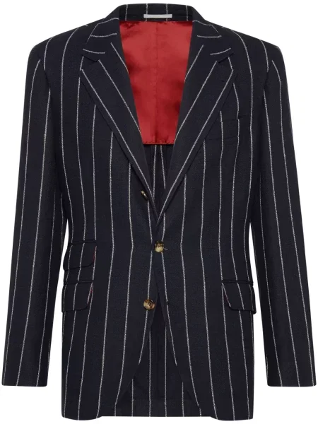 Sacou Brunello Cucinelli albastru