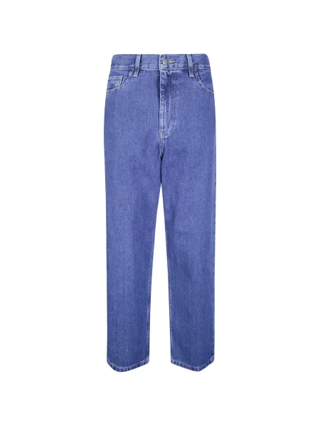 Blugi cu picior larg Carhartt Wip albastru
