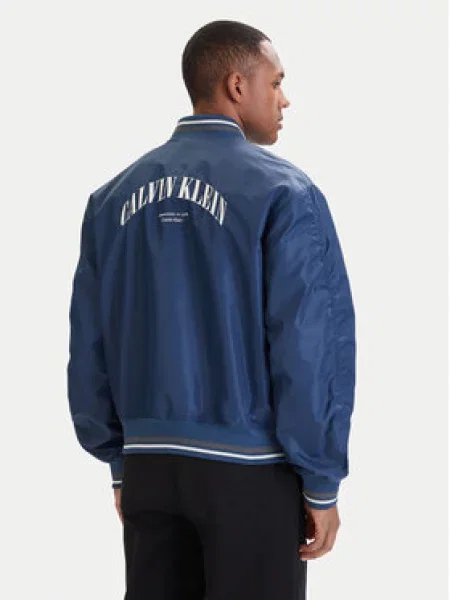 Calvin Klein Jeans Bomber striukė mėlyna