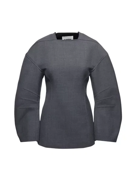 Bluzka Jil Sander szara
