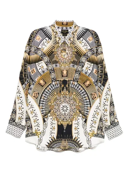 Dlouhá košile Camilla s dlouhými rukávy hnědá