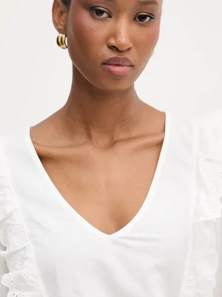 Morgan блузка із рюшами