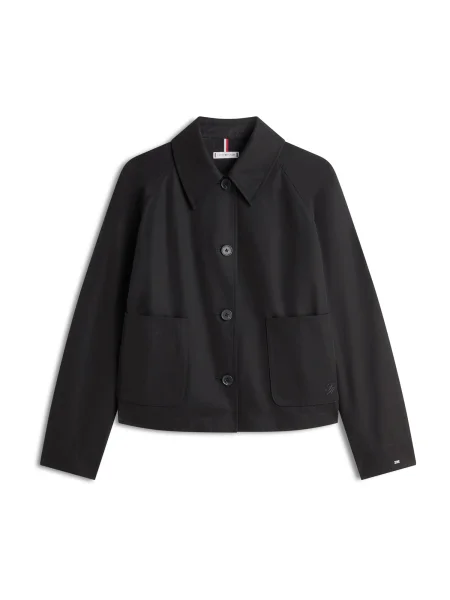 TOMMY HILFIGER Prehodna jakna črna