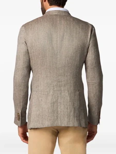 Sacou Brooks Brothers de in cu model herringbone maro