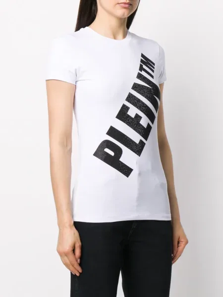 Tričko Philipp Plein s potiskem bílé