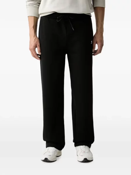Pantaloni Alpha Industries cu imagine alergare negru