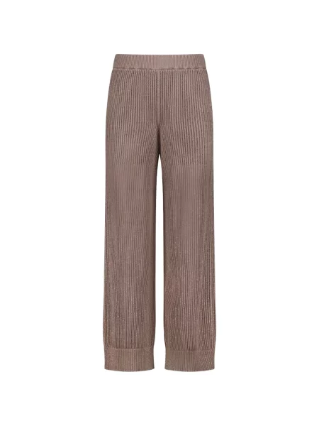 Pantaloni Brunello Cucinelli tricotate maro