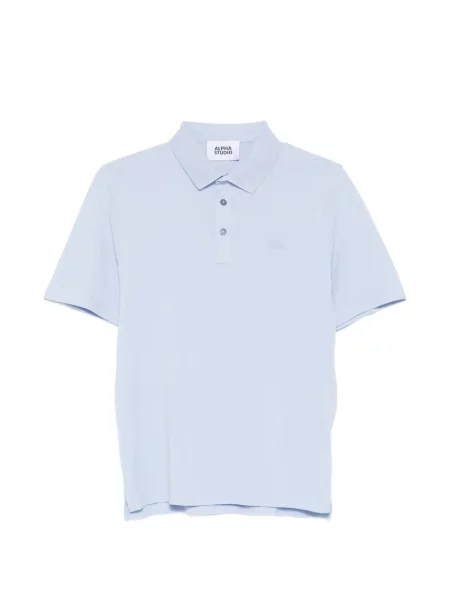 Tricou polo Alpha Studio albastru