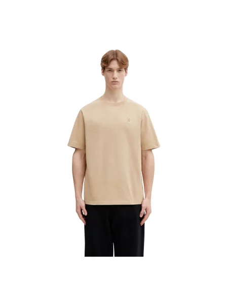 Maison Kitsuné t-shirt Dressed Fox beżowa