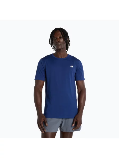 Férfi póló New Balance Essentials Utility T blue oyster. Méret: XL kék
