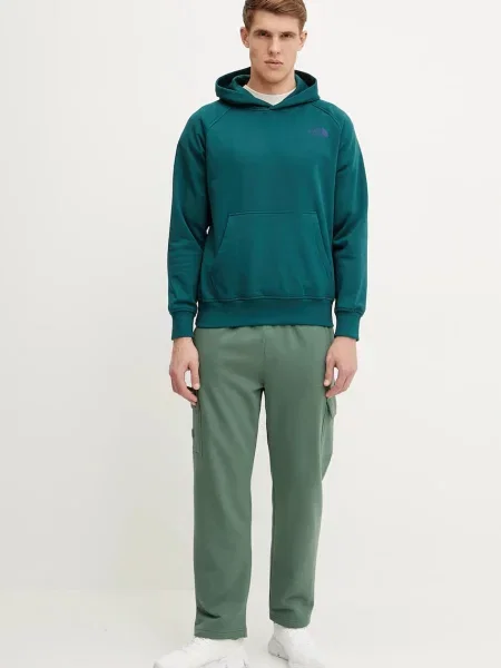 Pulover The North Face Raglan Redbox s kapuco zelena