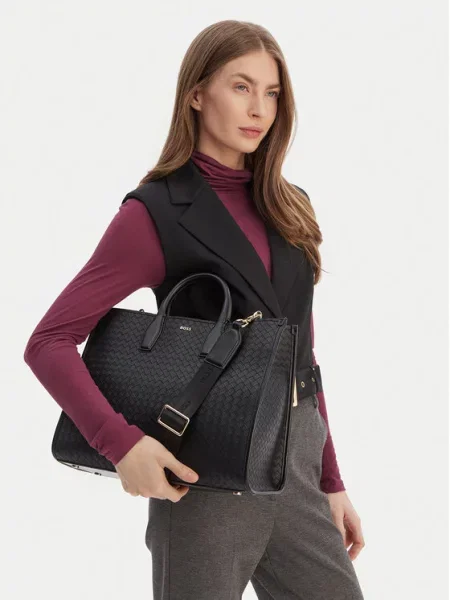 Boss Torba Na Zakupy Sandy schwarz czarna