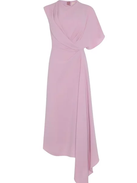 Rochie Roksanda drapată roz