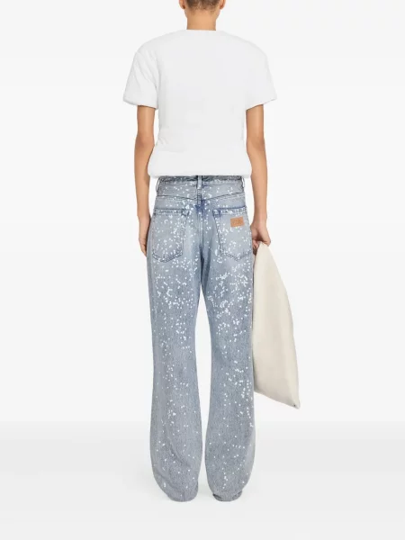 Blugi Mm6 Maison Margiela cu 5 buzunare albastru