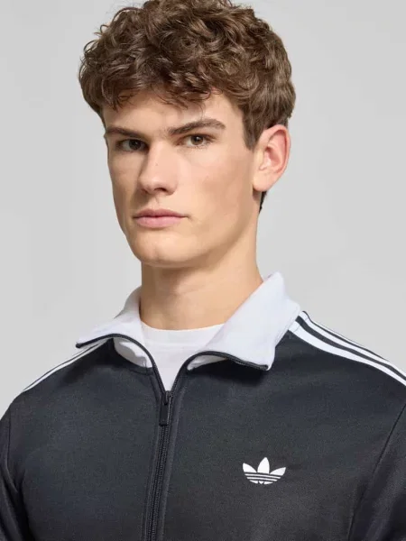 Kurtka Adidas Originals ze stójką klasyczna czarna