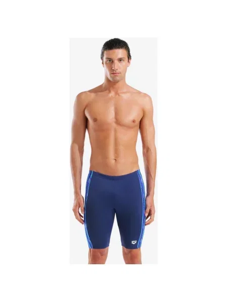 Kąpielówki Arena Performance Stripes Jammer intensywny 75 niebieski