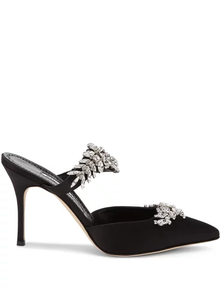 Pantofi cu toc Manolo Blahnik negru