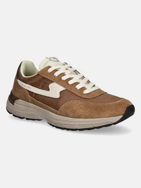 Кросівки Stepney Workers Club Osier S-Strike Suede Mix коричневий