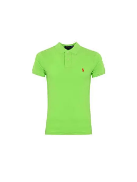 Koszulka polo Polo Ralph Lauren z logo zielona