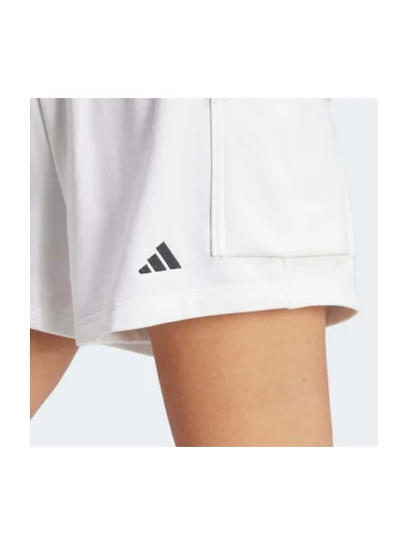 Froté tepláky Adidas Sportswear s autogramom biela