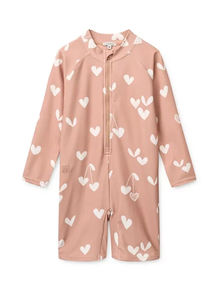 Liewood пляжний комбінезон дитячий Max Printed LS Swim Jumpsuit