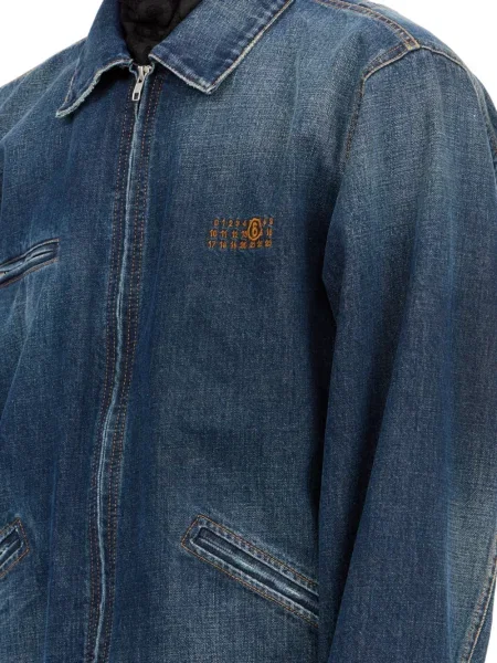 Geacă de blugi Mm6 Maison Margiela albastru
