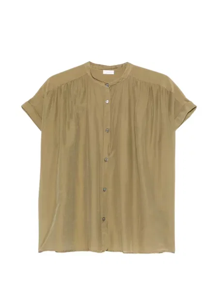 Cămașă Roberto Collina scurtă verde