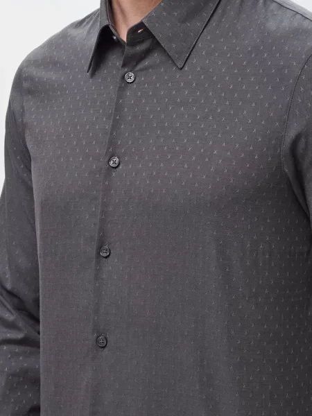 Рубашка Armani Exchange серая