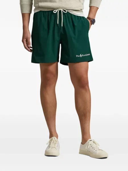Krótka czapka z daszkiem Polo Ralph Lauren w jodełkę jednorzędowa niebieska
