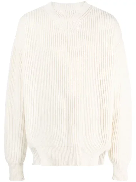 Pulover Jil Sander de lână cu decolteu rotund