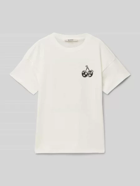 T-shirt z nadrukowanym motywem Garcia biała