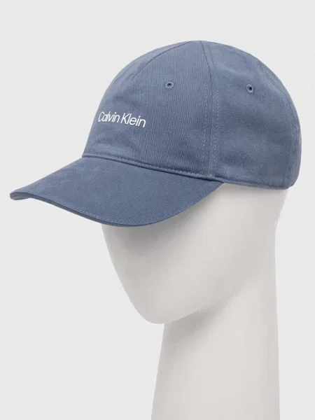 Шапка с козирка Calvin Klein Performance CK Athletic с принт бежово