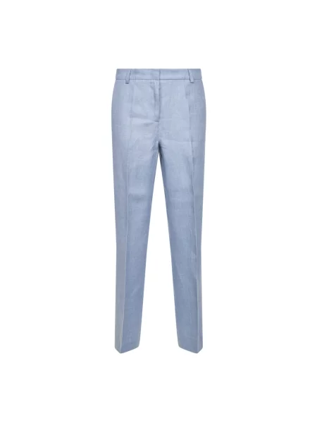 Spodnie Weekend Max Mara niebieskie