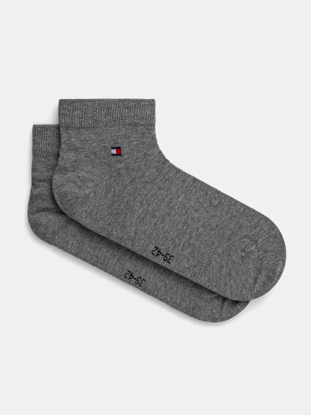 Tommy Hilfiger ponožky s bavlnou šedé