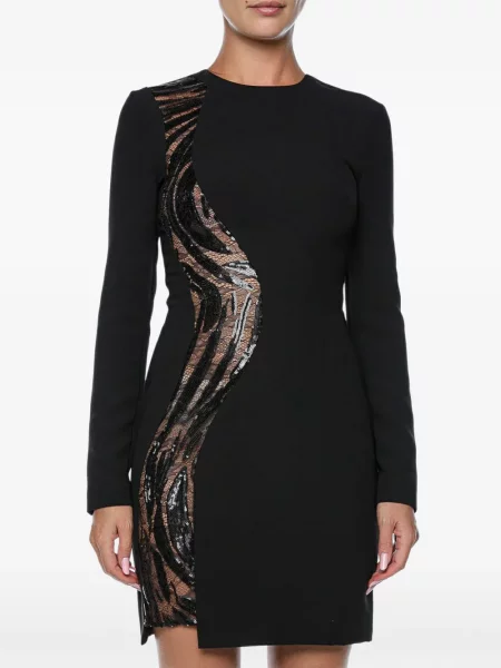 Rochie mini Just Cavalli cu paiete negru