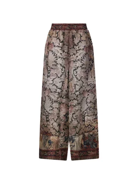 Pantaloni palazzo Pierre-louis Mascia din jacard