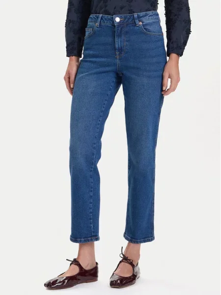 Vero Moda Jeans hlače Amara Straight Fit modra