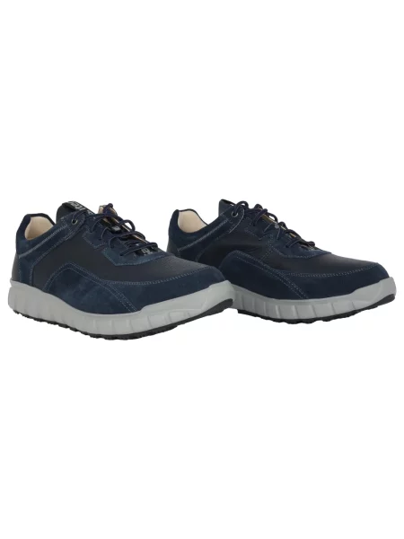 Sneakersy Ganter skórzane niebieskie