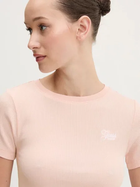 Футболка Guess Jeans рожевий