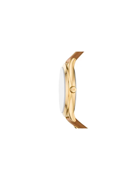 Michael Kors Karóra Slim Runway Barna fehér