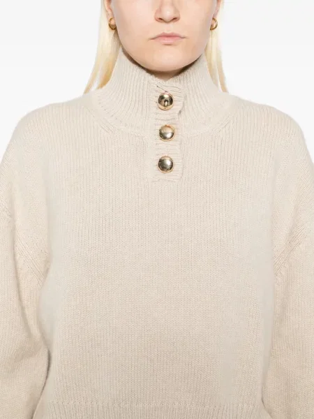 Pulover Brandon Maxwell cu guler henley