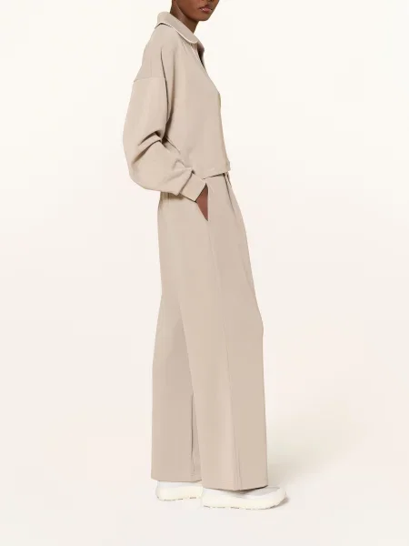 Sweaty Betty Spodnie Dresowe beige beżowe