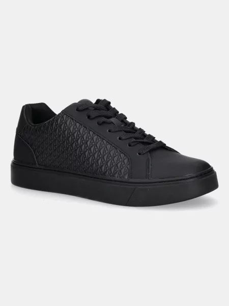 Calvin Klein Сникърси Classic Cupsole Laceup Aop черен