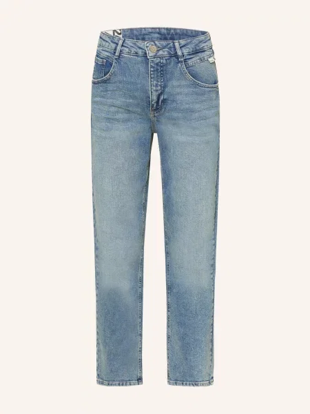 Opus Rovné Džíny Minah Honesty mid blue modré
